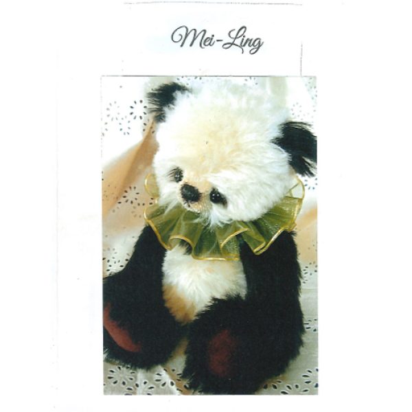 NBML Mei Ling Mohair Panda Bear Kit 20cm