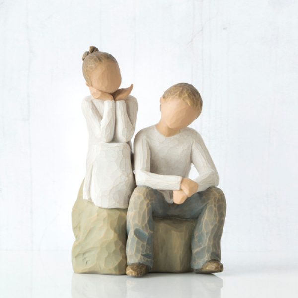 WT26187 FIGURE - Brother & Sister