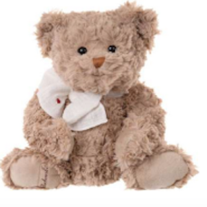 BK77843H Harry Bear with a bow and red bow 35cm